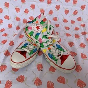 Holiday Converse high tops